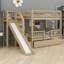 Lit superposé robuste, glissière de rangement d'escalier de rangement utile et lit gigogne-129862324