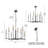 Trivon 8-light Dimmable Classic/Traditional Chandelier-1251239785