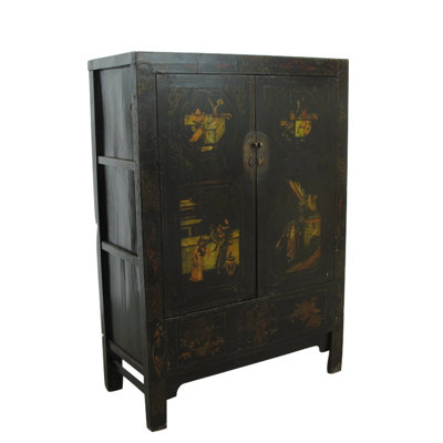 Elm 47.3 " W Solid Wood Armoire