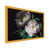 Toile avec cadre photo doré