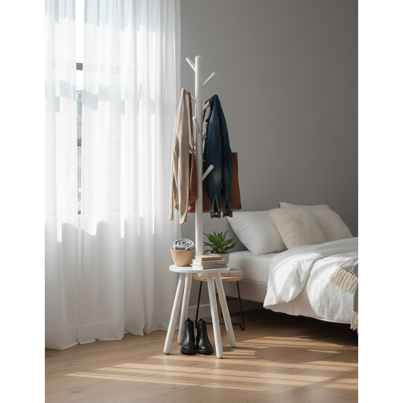 Metal Freestanding 8 - Hook Coat Rack