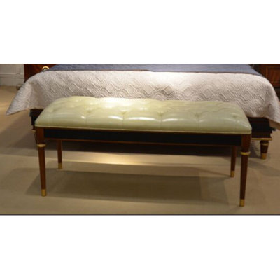 Giovanni Leather Bench