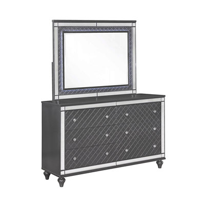 Commode de rangement traditionnelle 6 tiroirs 1Pc