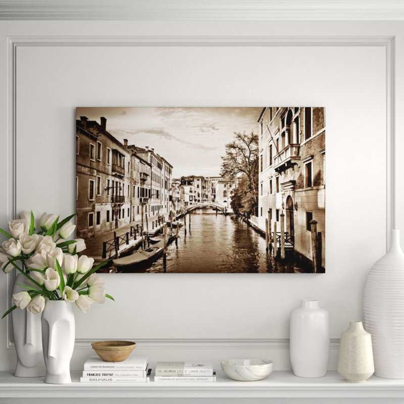 Thinking Of Venezia Print by Sofia Fox, Matte, 30" H x 45" W x 1.5" D