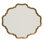 Elise Scalloped Metal Mirror