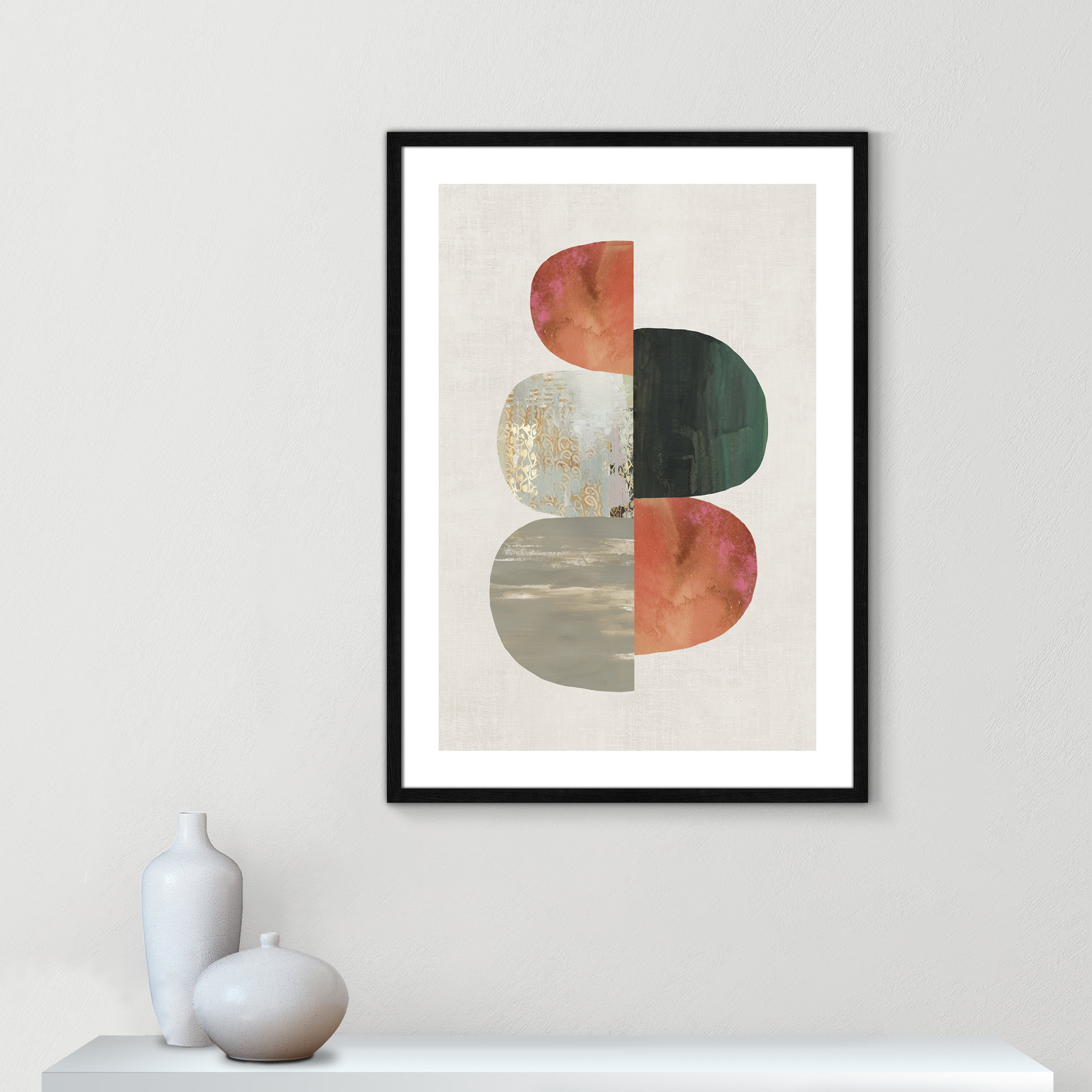 Evolving Energy II by Tom Reeves - Print, 35.5" H x 25.5" W, Black, Framed Print
