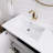 41.73228'' Single Bathroom Vanity with Acrylic Top-89141056