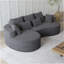 Canapé modulaire surdimensionné moderne et rembourré, siège en nuage courbé extra large et large à 4 places de 105 pouces avec 7 coussins, canapé-lit combiné gratuit pour le salon, la chambre à coucher-76029960-76029967