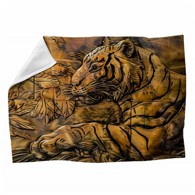 Machine Printed Throw Blanket