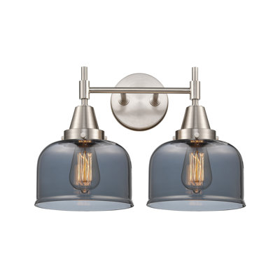 Caden - 2 Light 17" Bath Vanity Light - 5.75"H Shade