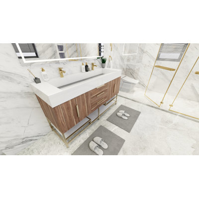 Glasgow 59 Double Bathroom Vanity Set