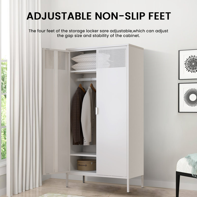 Deerfin Steel Armoire