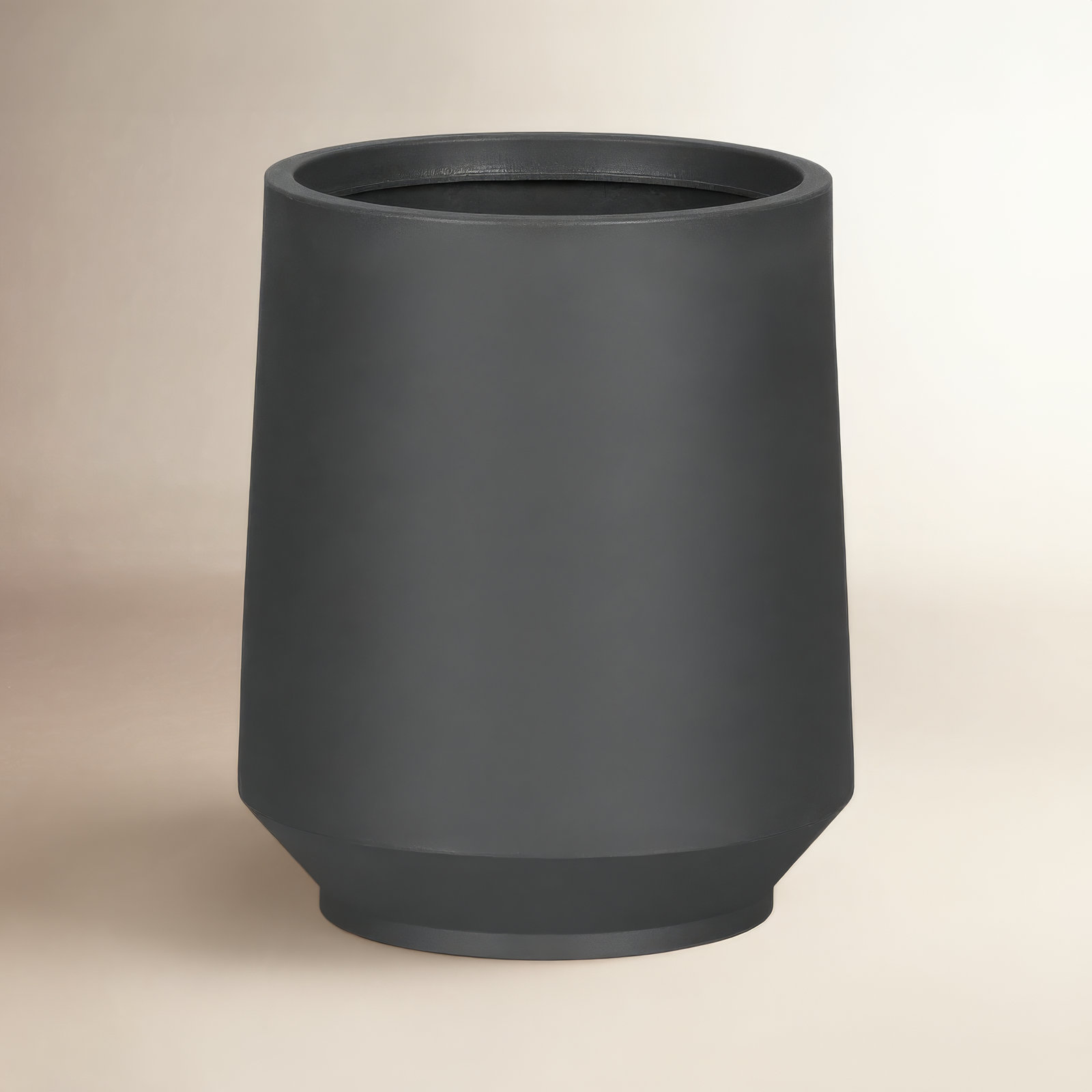 Dalya Pot Planter, Dark Gray, 19.5" H x 16.25" W x 16.25" D