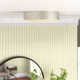 Maude 3 Light Glass Flush Mount