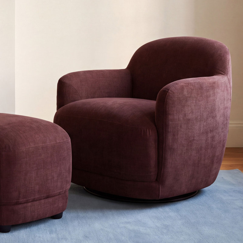 Andi Swivel Chair Berry, Purple