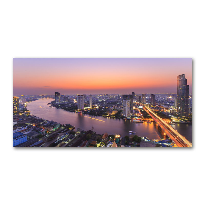 Bangkok West - Wrapped Canvas Print