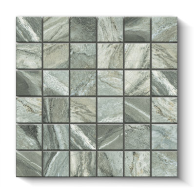 Storm Matte 2x2 Mosaic Square Wall & Floor Tile (12x12 Sheet)