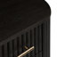 Table de chevet 3 tiroirs Noir-117558743