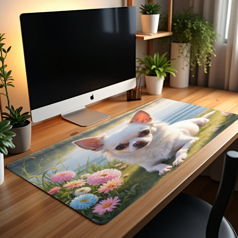 Polyester Desk Pad, 14.4x12.1
