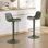 Meli Height-Adjustable Swivel Bar Stool