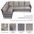 Naresa 5 - Person Patio Conversation Set with Cushions-790704038