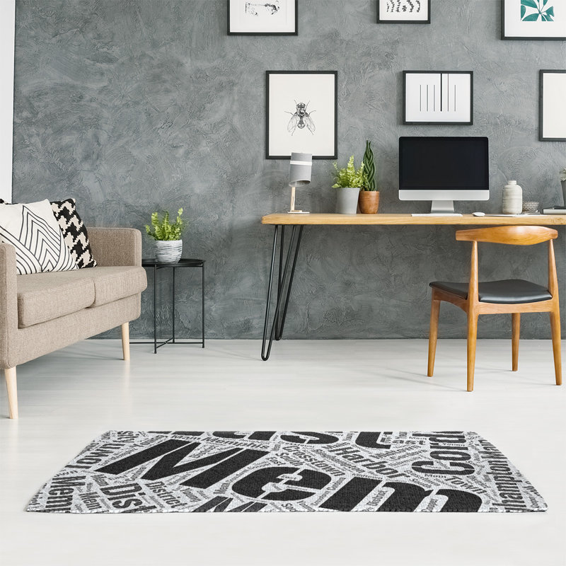 Chenille Indoor Rug, Rectangle 4' x 6'