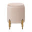 Solid Wood Accent Stool-1047677613