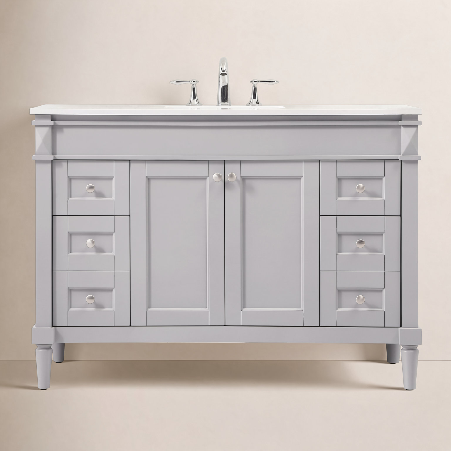 Readington 48'' Single Bathroom Vanity, Gray