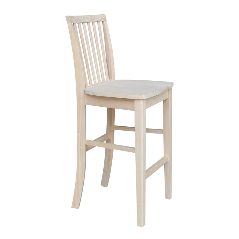 Decovello Solid Wood 30" Bar Stool