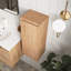 30" Plywood Wall Mounted Bathroom Side Cabinet With Imitative Oak