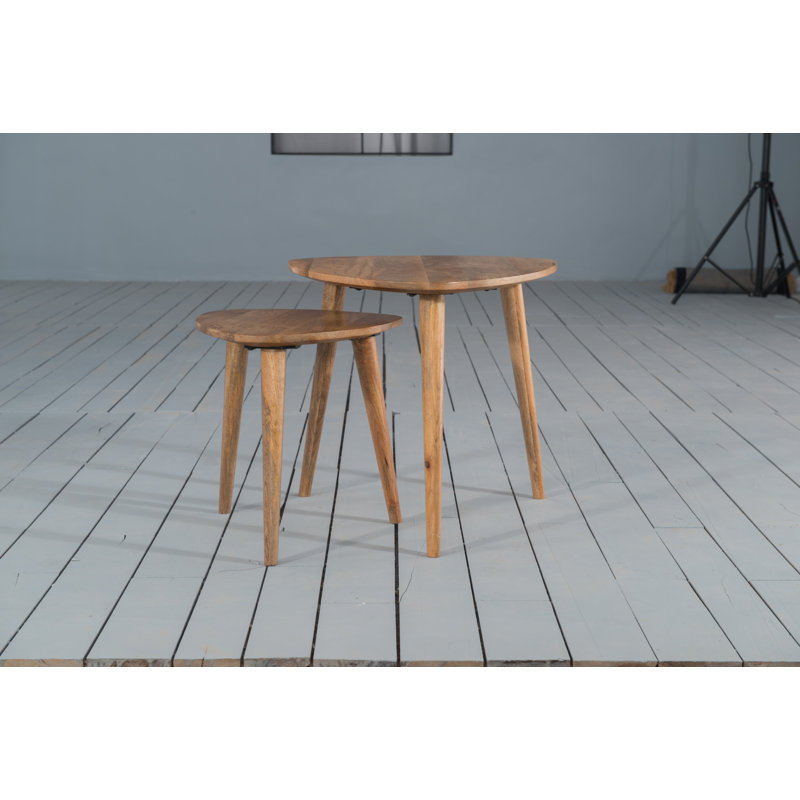 Surya Solid Wood Nesting Tables