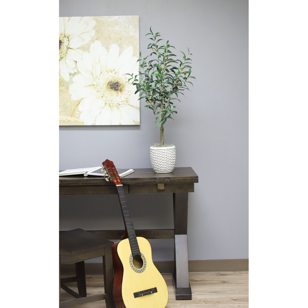 Faux Olive Tree Tree in Pot Liner Primrue 