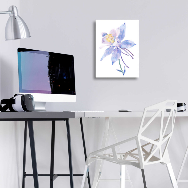 «Columbine Bloom II» par Tim O'Toole, H 16 po x l 12 po x P 0,13 po