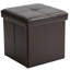 Besma Faux Leather Ottoman-88777625