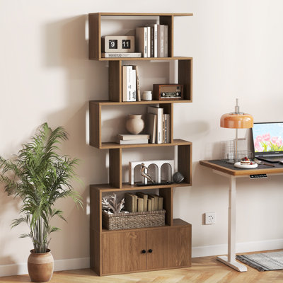183cm H x 70cm W Geometric Bookcase