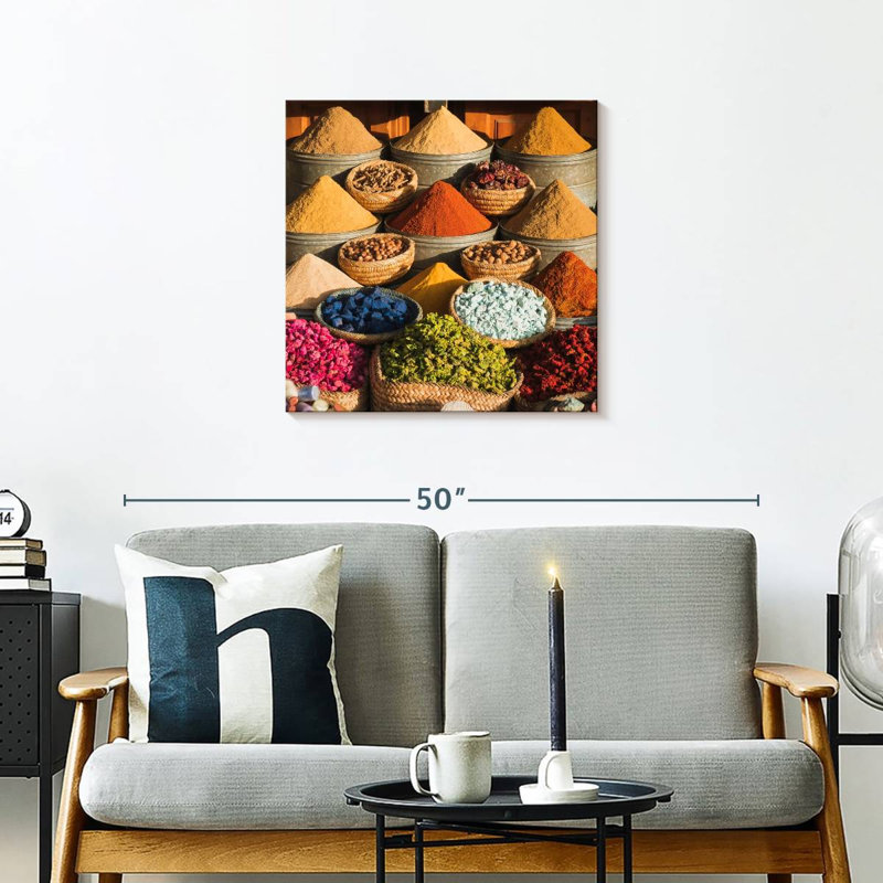 Yarlin Marrakesh Market Spices, 24" H x 24" W