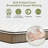 14'' Medium Plush Hybrid Mattress With Leaf Pattern Top – Gel Memory Foam & Pocket Coils-1076493391