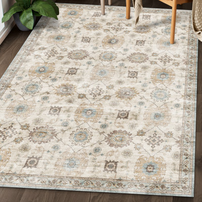 Tapis lavable à la machine Natashia Bryn