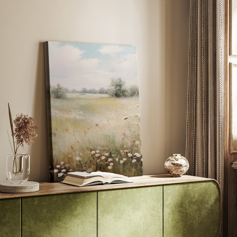 Imprimé floral rétro CCxxxxi - galerie tendue sur mesure Cavas