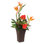 Silk Bird of Paradise and Anthurium Tropical Floral Arrangement