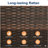 4-Piece All-Weather Brown Rattan Patio Dining Chair-1153412709