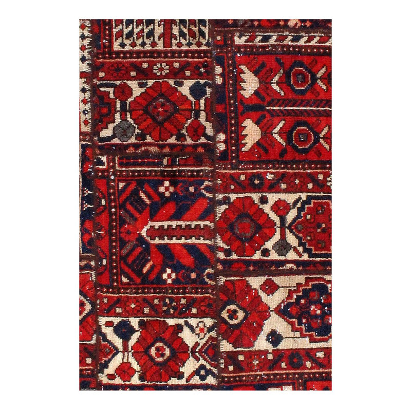 Canvello Red Silkroad Patch Work 6 X 8