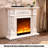 European-style solid wood frame electric LED simulated flame decorative fireplace core fireplace-1095836320-1095836323