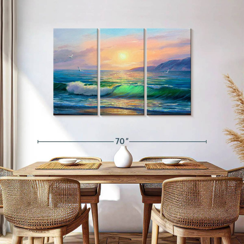 Coucher de soleil Gillard, H 36 po x l 57 po
