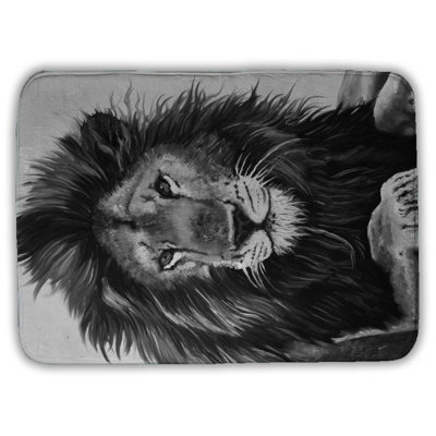 The lion king Bath Mat with Non-Slip Backing - Quick Dry Memory Foam Bathroom Rug - Absorbent - Modern Plush Spa-Style - Machine Washable