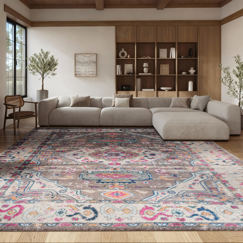 Yedidalga Performance Oriental Rug, Rectangle 8' x 10'