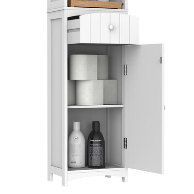 Alcott Hill® Freestanding Linen Cabinet & Reviews | Wayfair