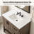 Marissa 36" Freestanding Single Bathroom Vanity with Engineered Stone Top-499333724