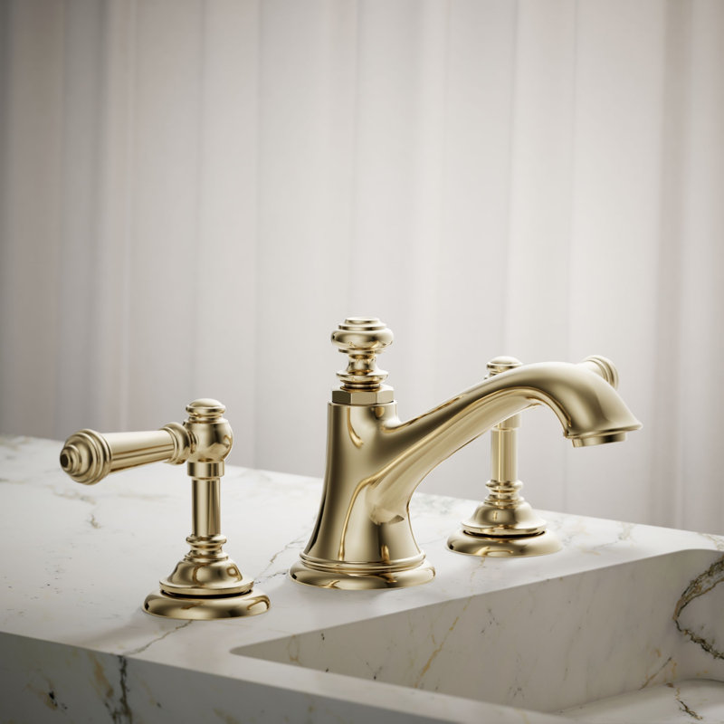 Artifacts® Bathroom Sink Lever Handles, Vibrant French Gold