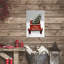 Plaque murale Merry Christmas Snowy Tree Truck, conception par Dogwood-305498669
